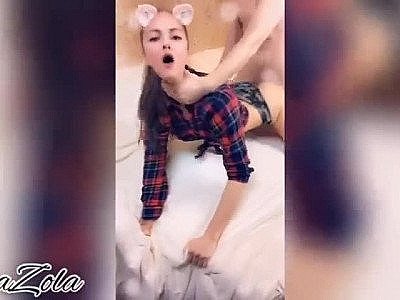 Elle se fait prendre la chatte sur sa story Snapchat