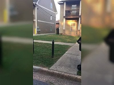 Une étudiante (avec un sacré cul) se balade nue dans son campus universitaire (E